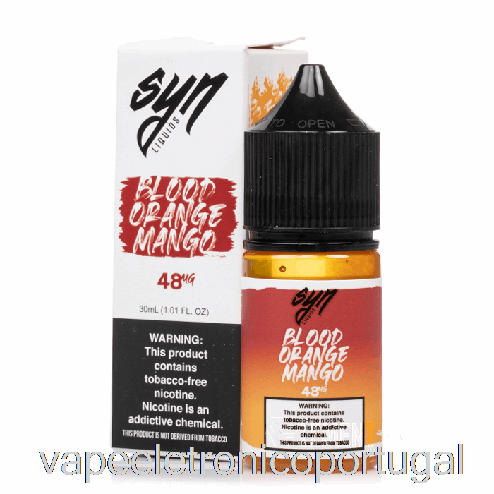 Vape Eletrônico Manga Laranja Sanguínea - Sais Sin - 30ml 48mg